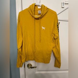 Pink Victoria secret cowl neck hoodie